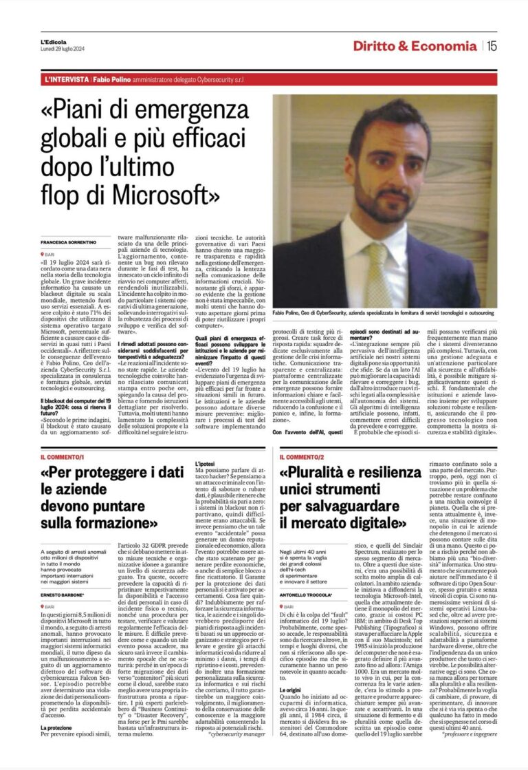 ledicola articolo ernesto barbone